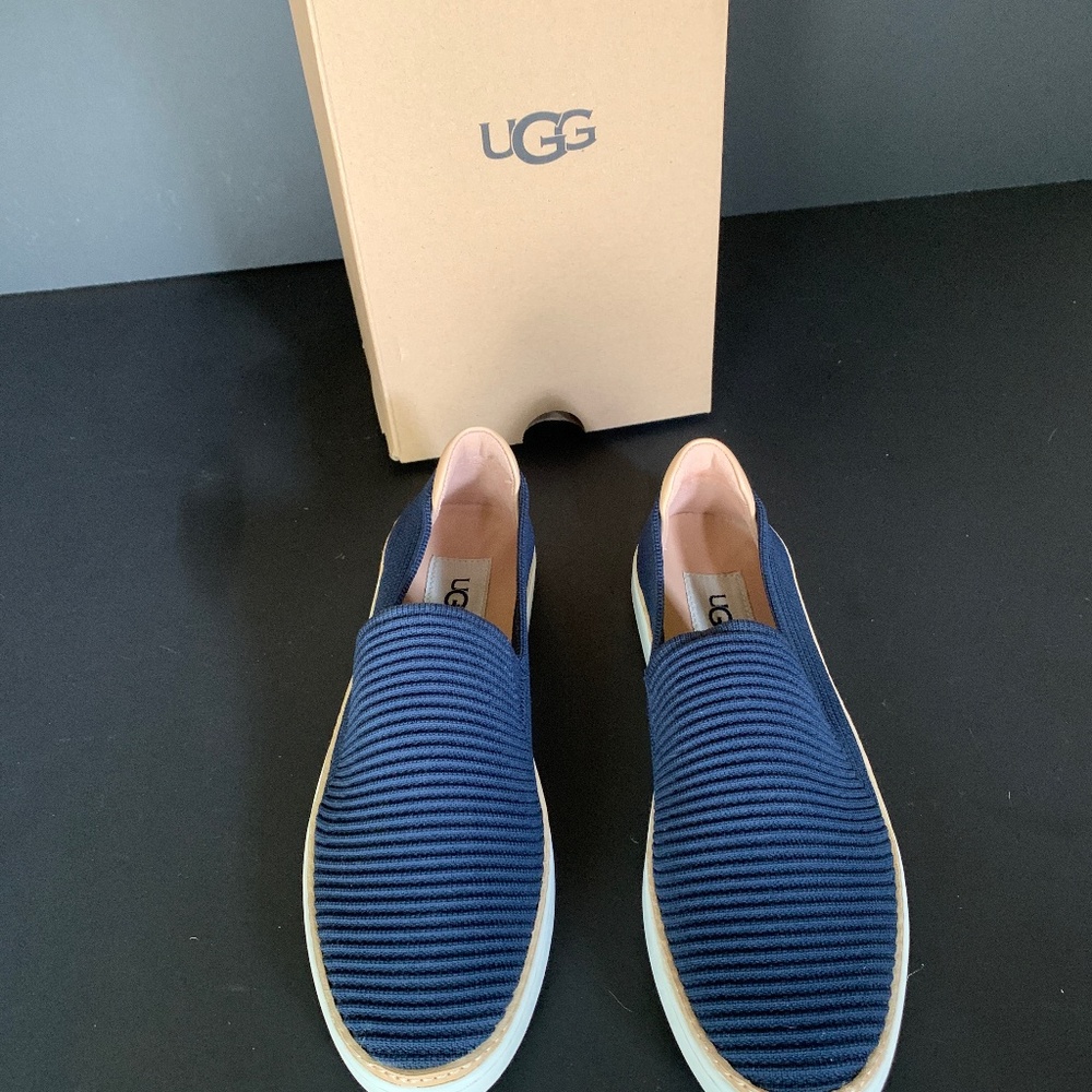 UGG Women's Navy Slip-On Sneakers